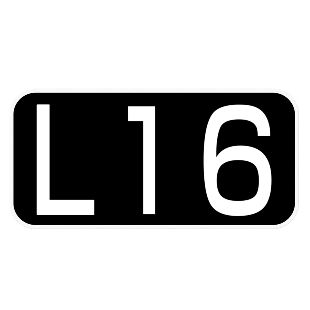 L16ステッカー
