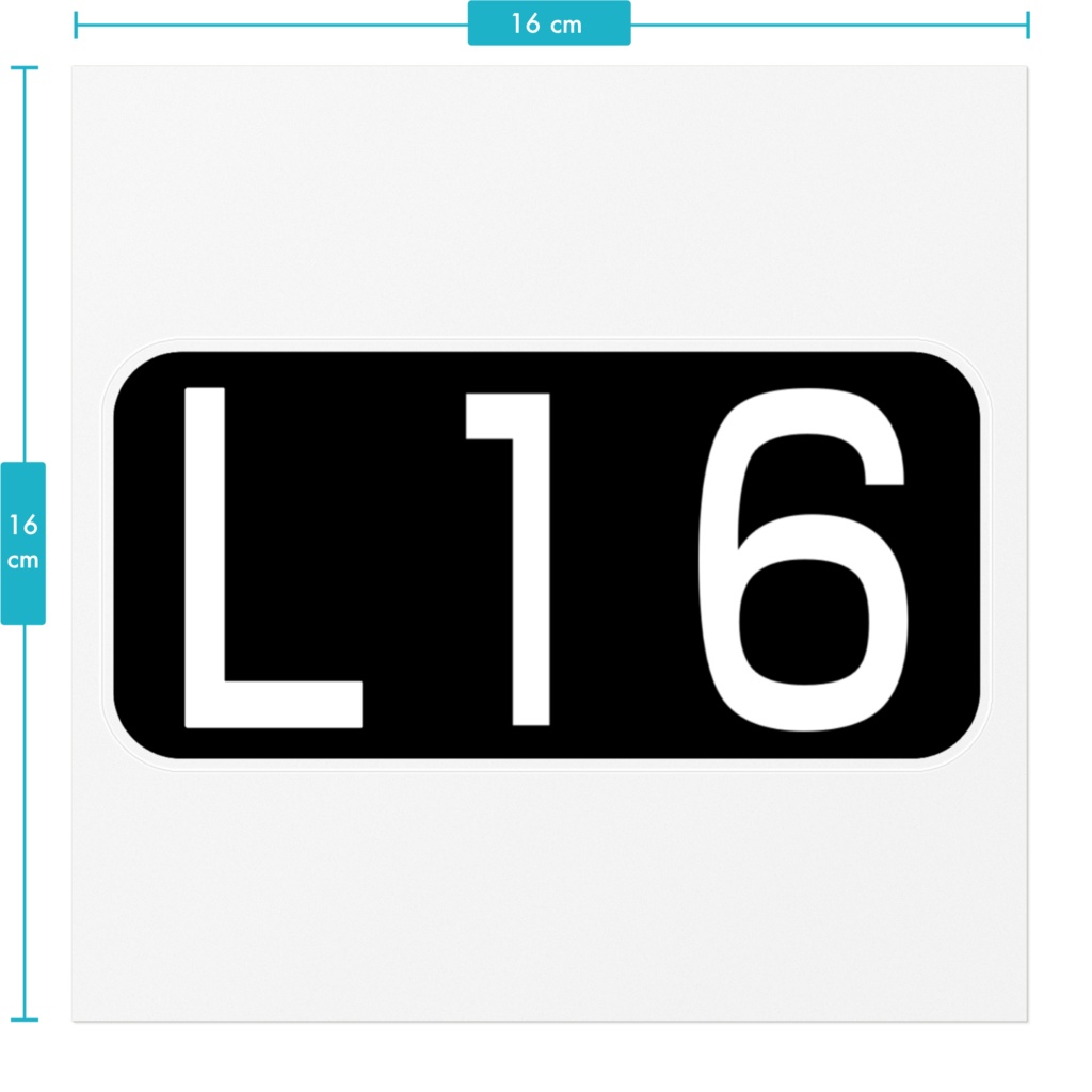 L16ステッカー