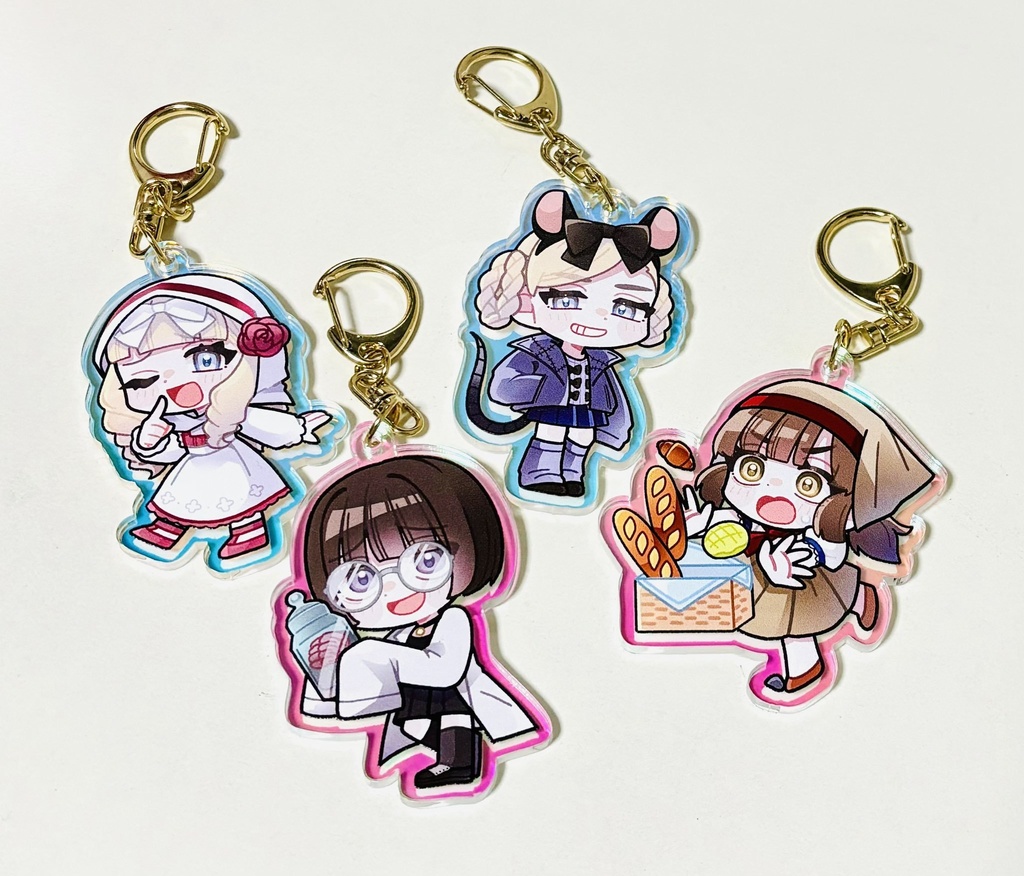 オーロラアクリルキーホルダー