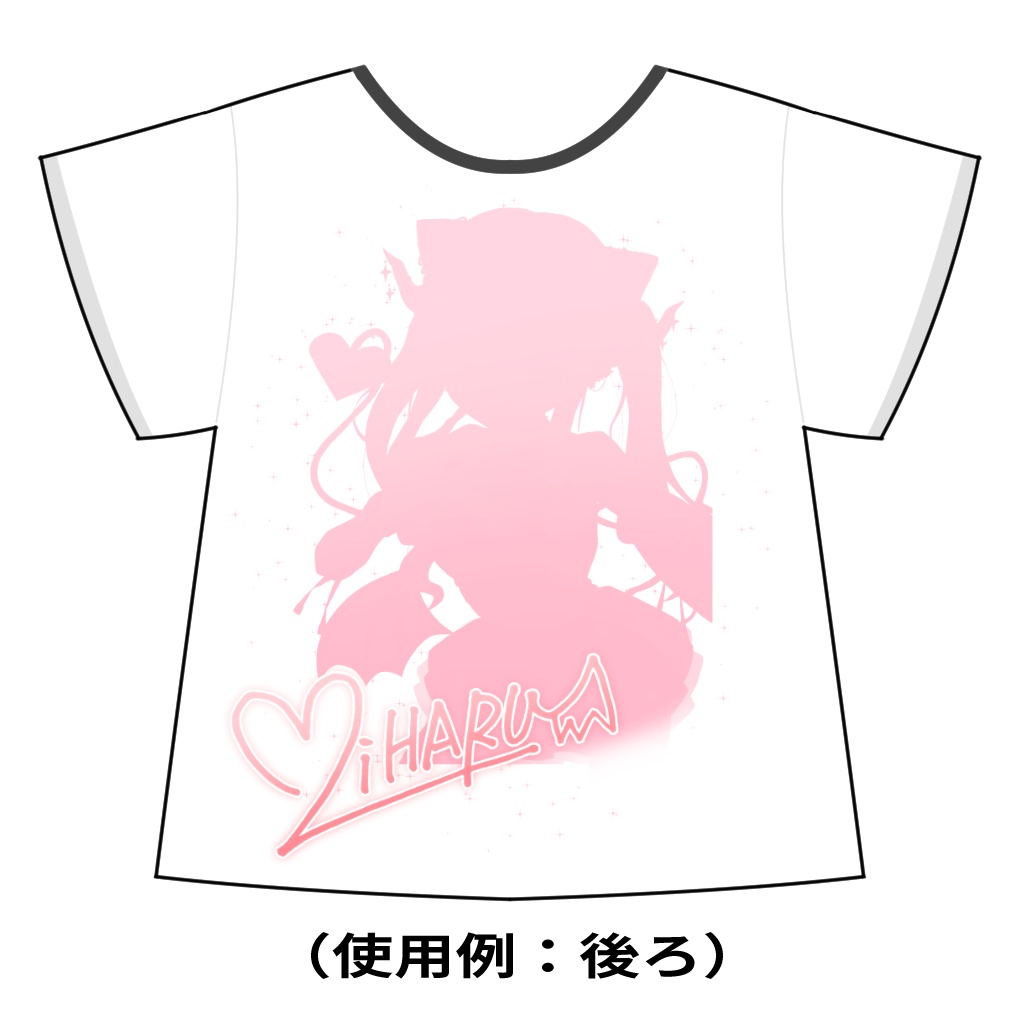 【テクスチャ】MIHARU 激推しフルグラフィックTシャツ