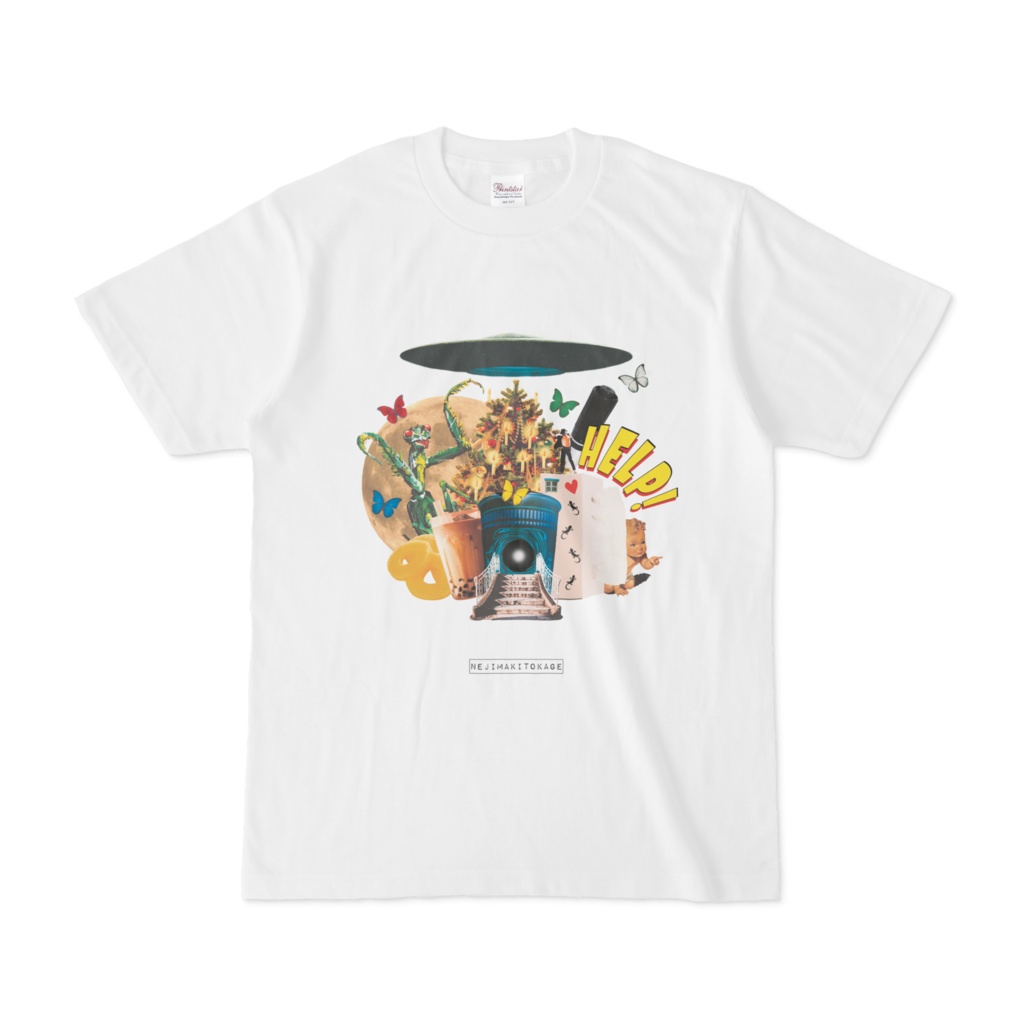 コントコラージュTシャツ(白)