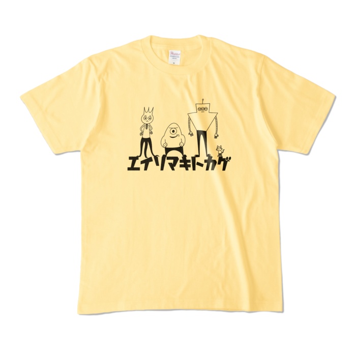 エイリマキトカゲTシャツ(パステル4色)