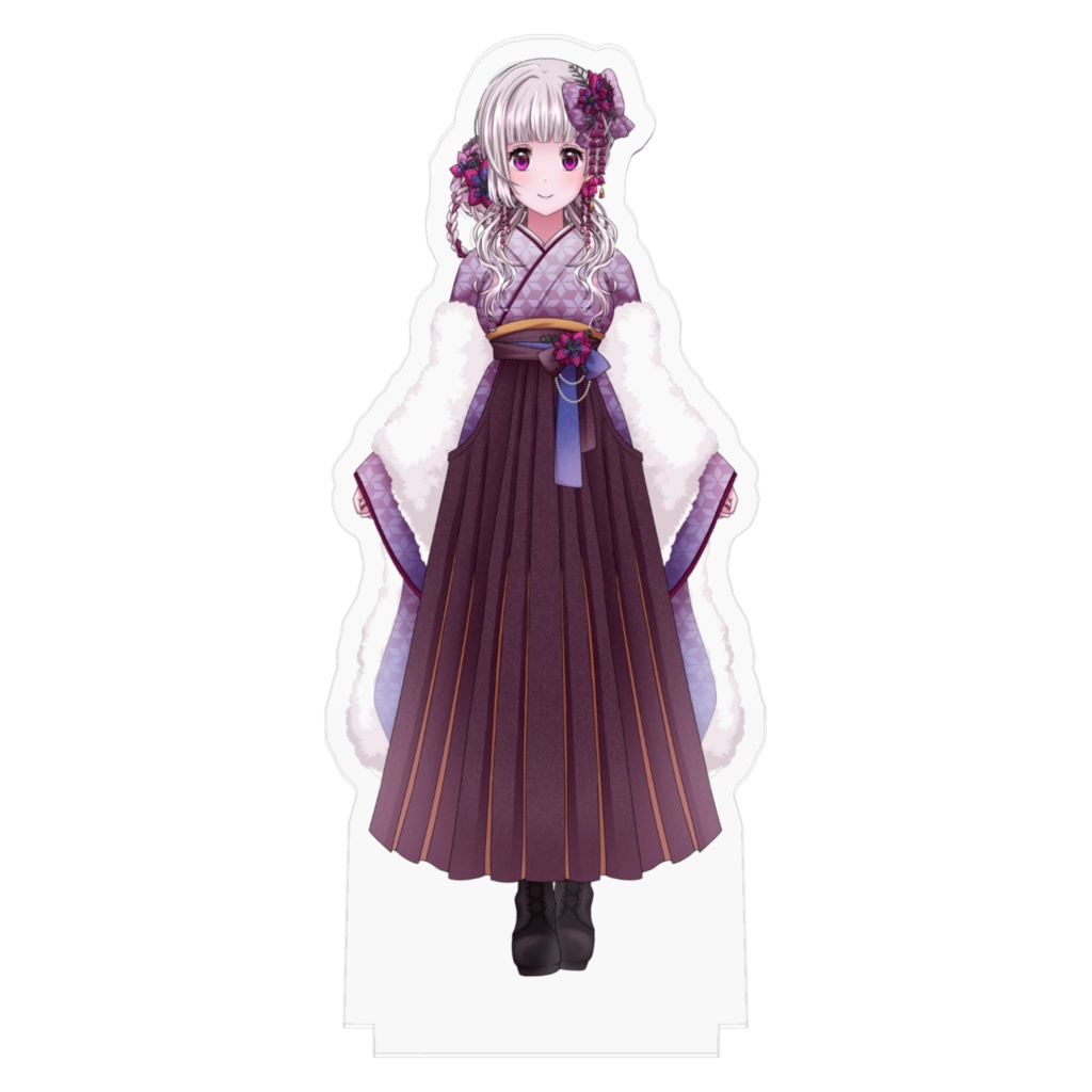 黒種りむ 和服アクリルフィギュア