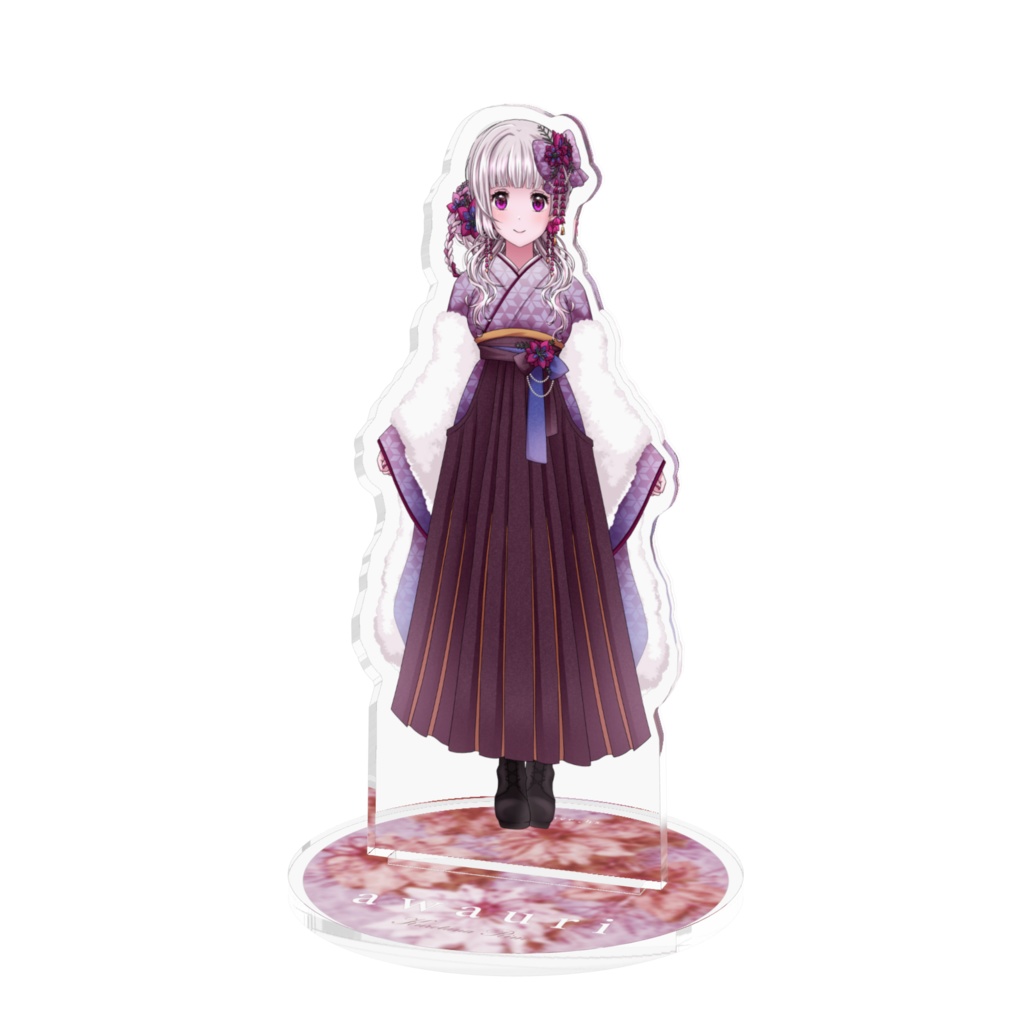 黒種りむ 和服アクリルフィギュア