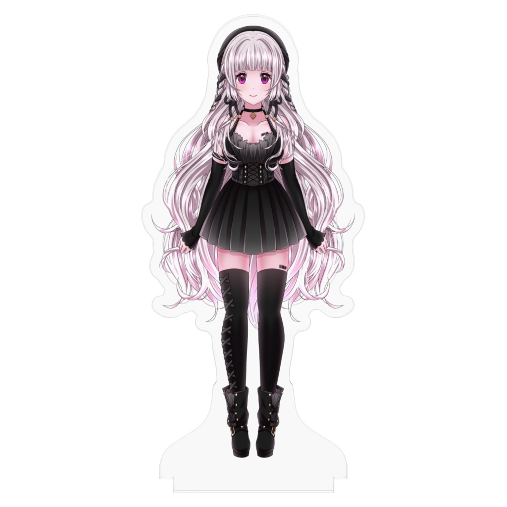 黒種りむ ゴシックアクリルフィギュア(パーカーOFFver.)