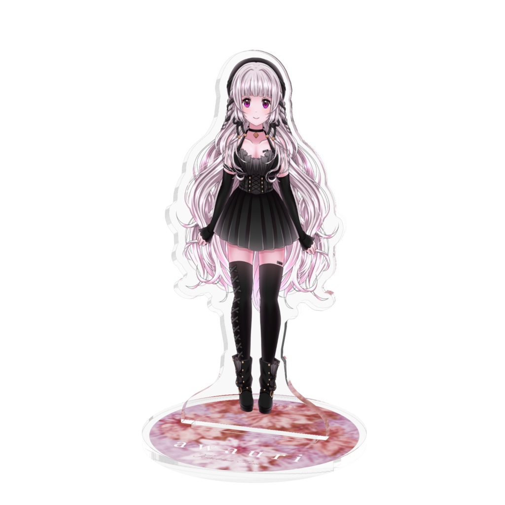 黒種りむ ゴシックアクリルフィギュア(パーカーOFFver.)