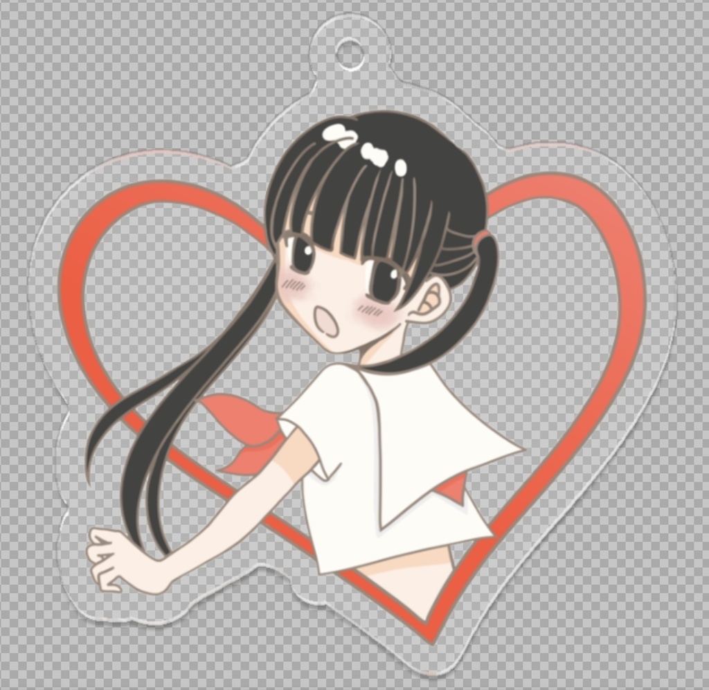 でんぱ組.incふるかわみりんアクリルキーホルダー(なまえ無し)