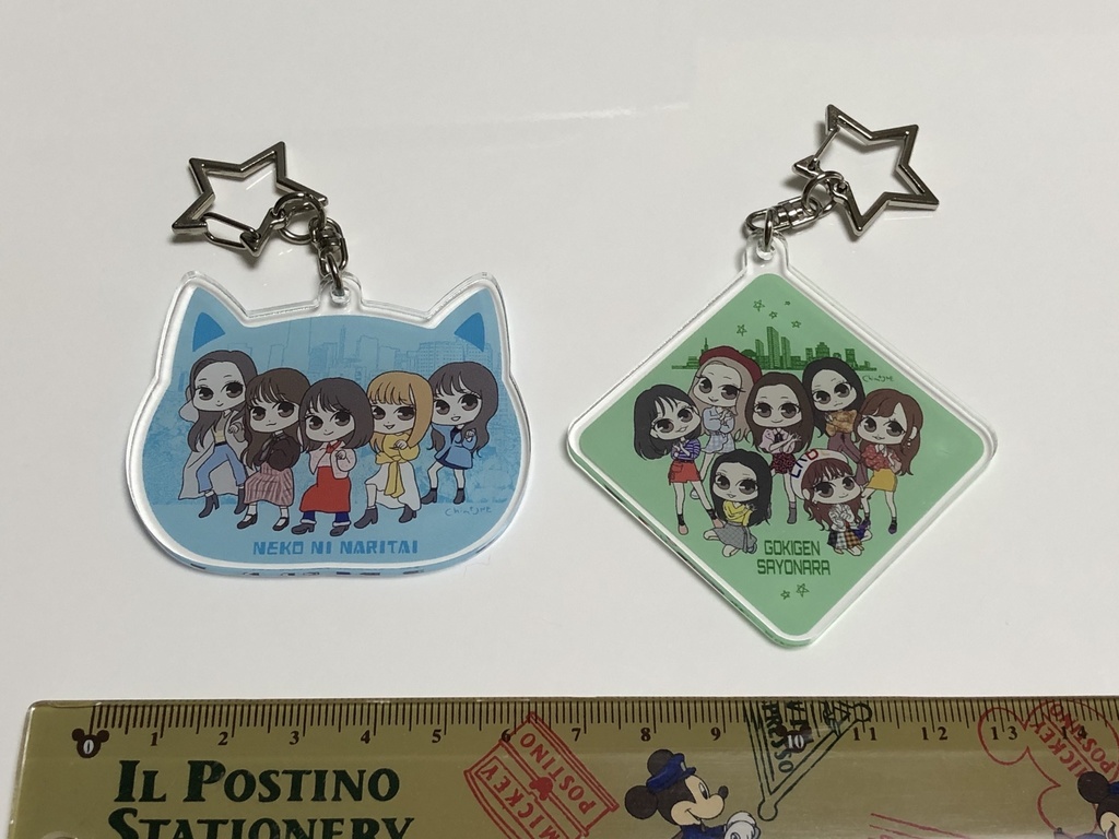 猫×ご機嫌セット アクリルキーホルダー