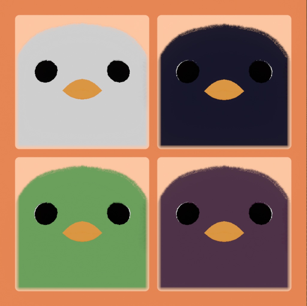 【VRC想定】ふわふわもちもち3Dモデル「ぴよちゃん」