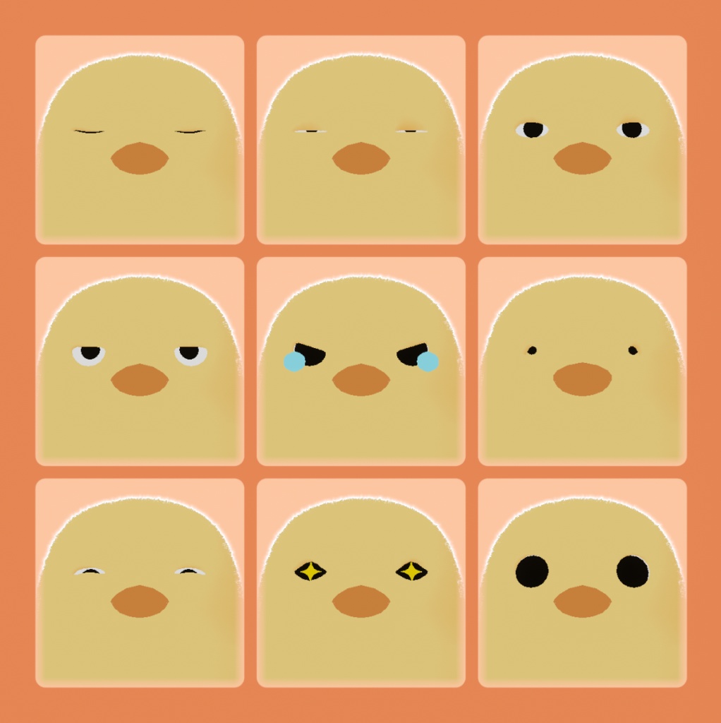 おなかもちぷる「ぴよちゃん」【VRC想定】