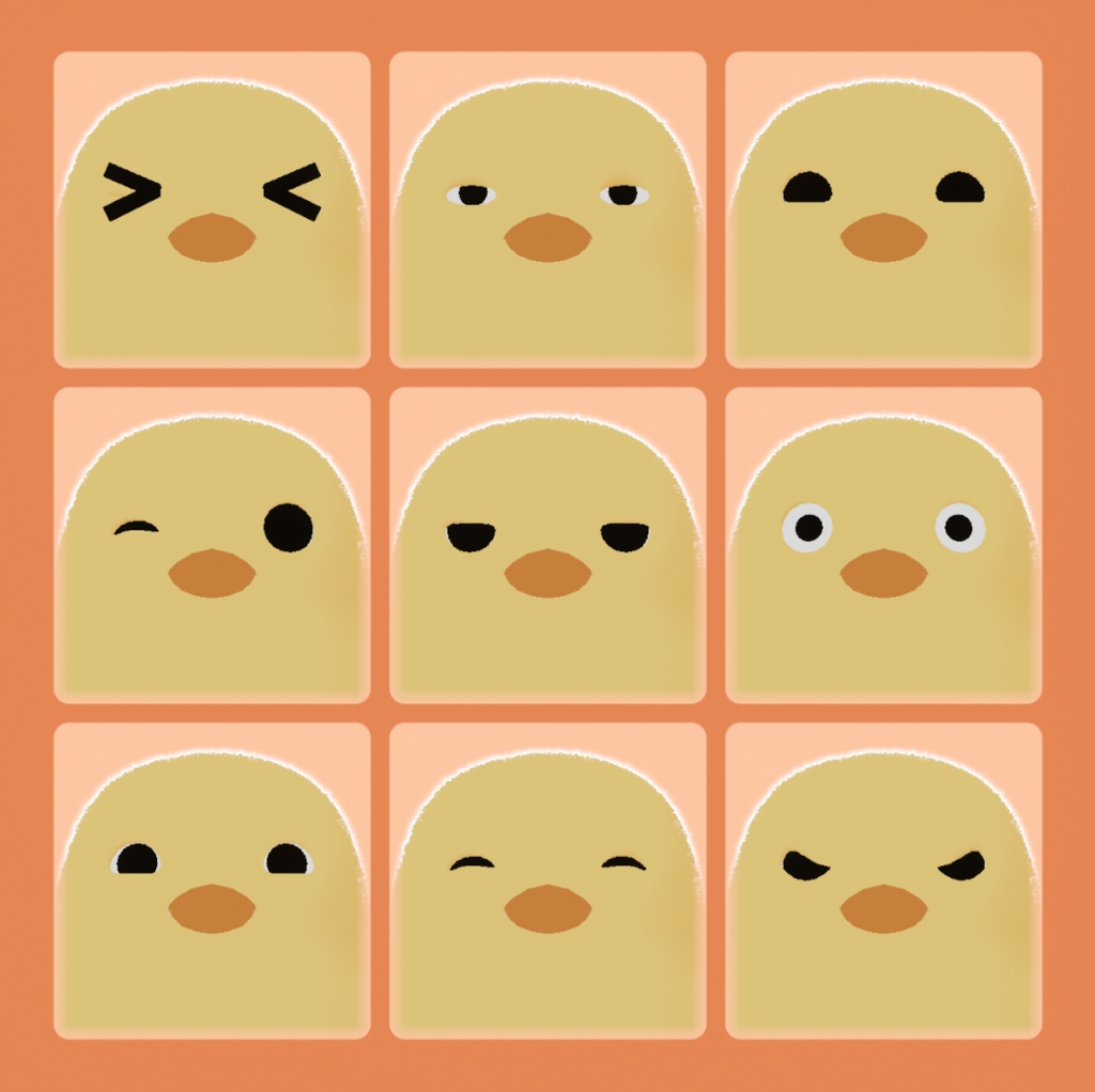 おなかもちぷる「ぴよちゃん」【VRC想定】