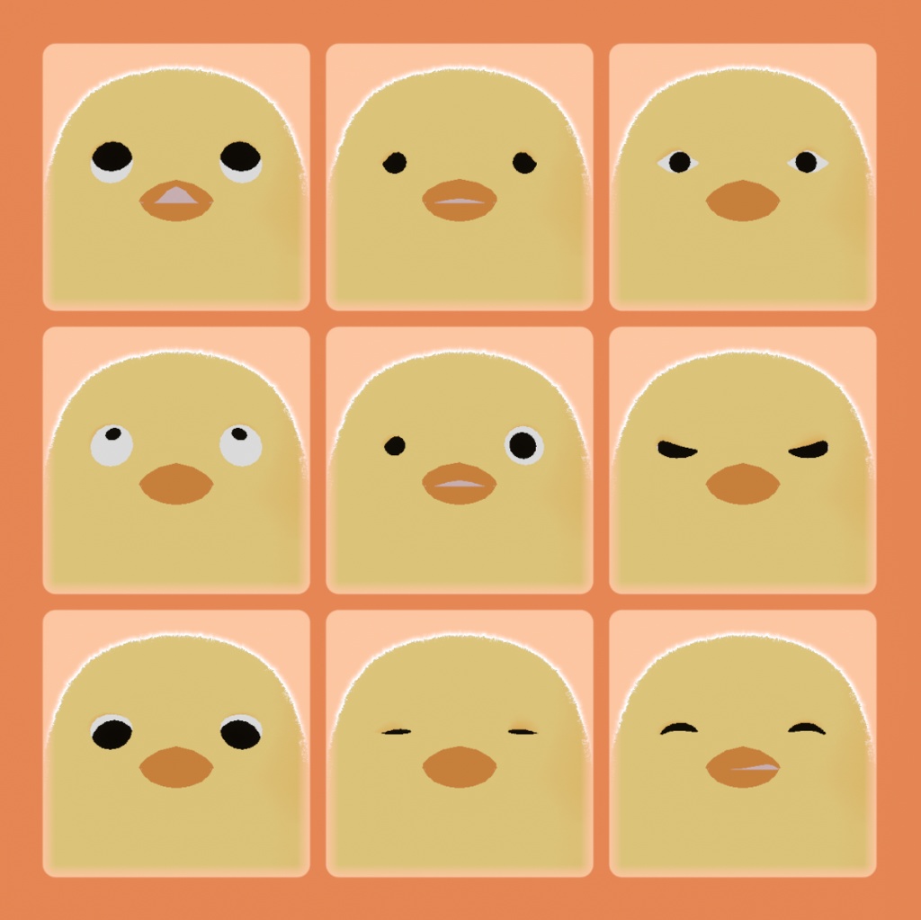 おなかもちぷる「ぴよちゃん」【VRC想定】