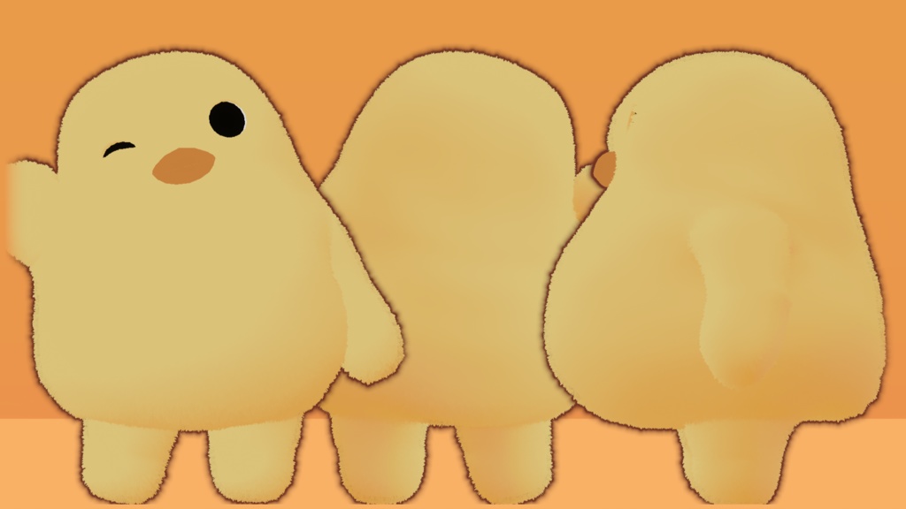おなかもちぷる「ぴよちゃん」【VRC想定】