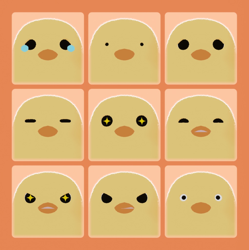 おなかもちぷる「ぴよちゃん」【VRC想定】