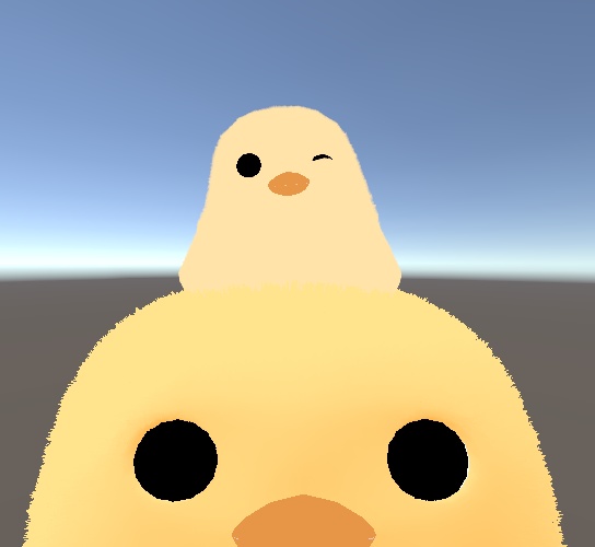 【VRC用小物】ぴよちゃんのぬいぐるみ【ぴよぬい】