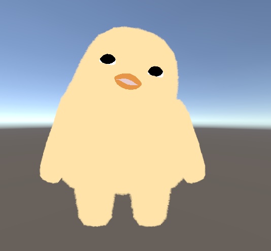 【VRC用小物】ぴよちゃんのぬいぐるみ【ぴよぬい】