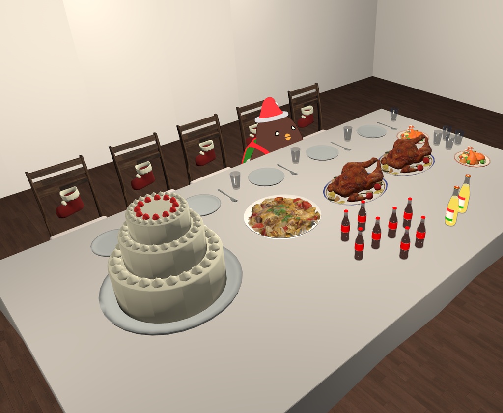 【VRCひよとり専用衣装】ピヨスマス【クリスマス衣装】