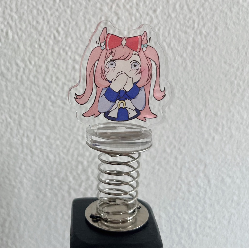 ばね付きアクリルスタンド　アグネスデジタル