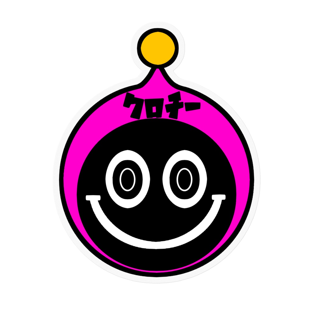 TKG×MANA TKG隊長クロチー クリアステッカー 10×10cm