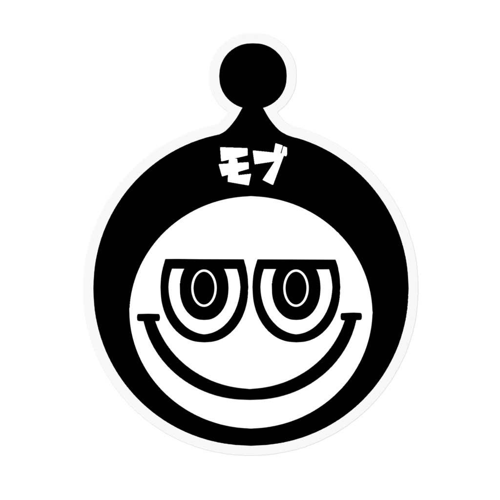 TKG×MANA TKGモブ クリアステッカー 10×10cm