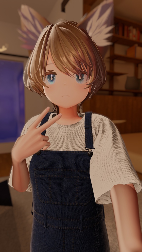 【Noul / NebbiaV2対応(割と誰でも使える)】瞳のハイライト(対応のみ)と肌がリアルよりになるマテリアルとマスクテクスチャセット(やり方付き)