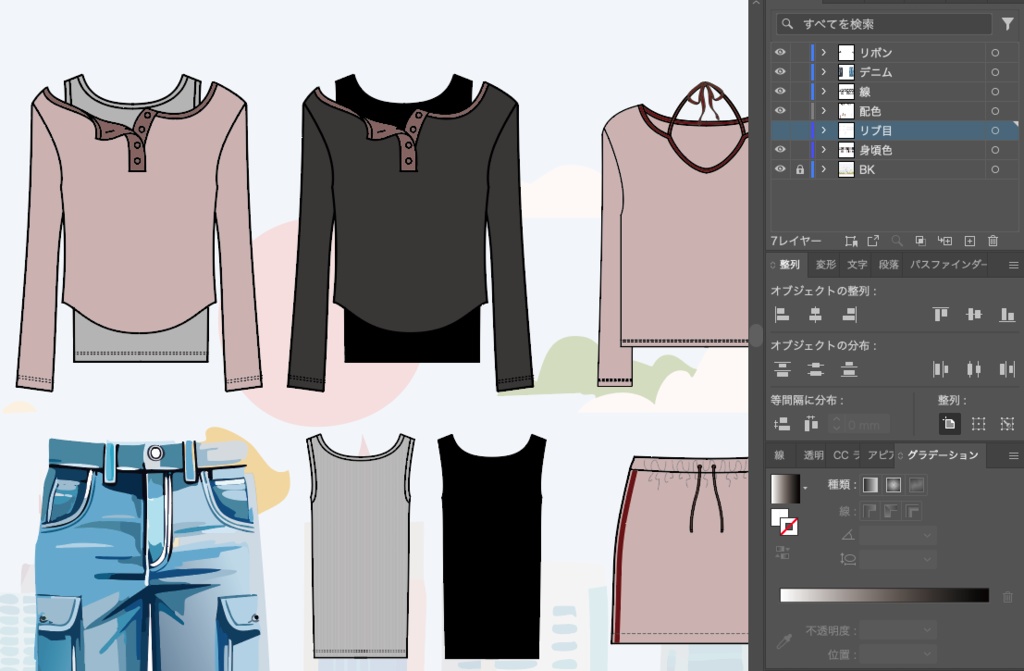 【Aiデータ】韓国風スタイルセット_1【商用利用OK】