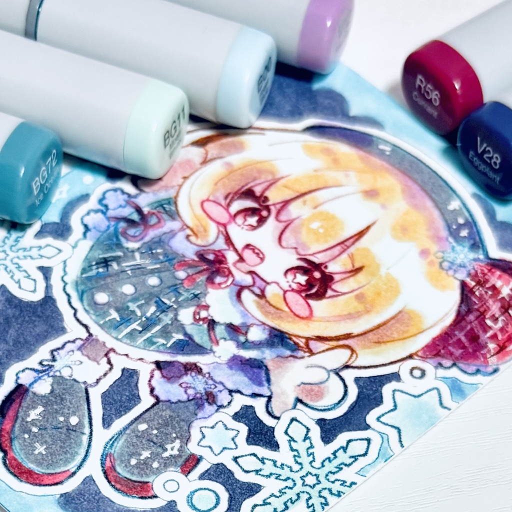 東方Project 直筆コピック原画 ゆきんこルーミア