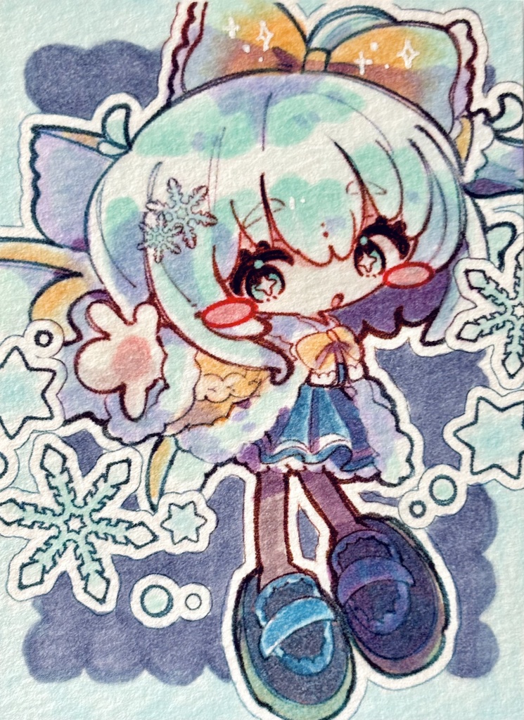 東方Project コピック原画 ゆきんこ大妖精