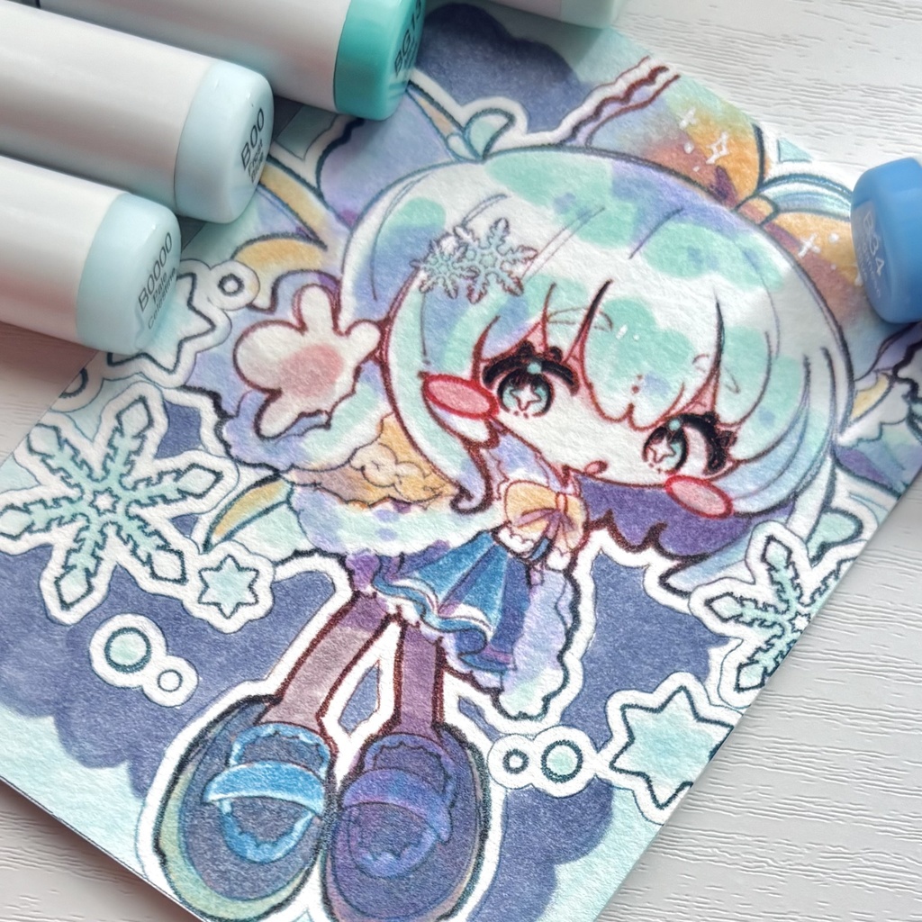 東方Project コピック原画 ゆきんこ大妖精