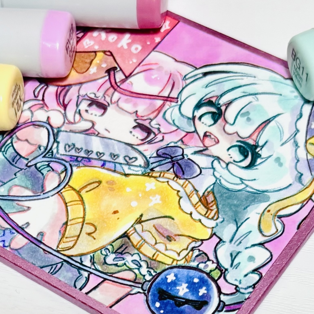 東方Project 直筆コピック豆色紙 こいここ