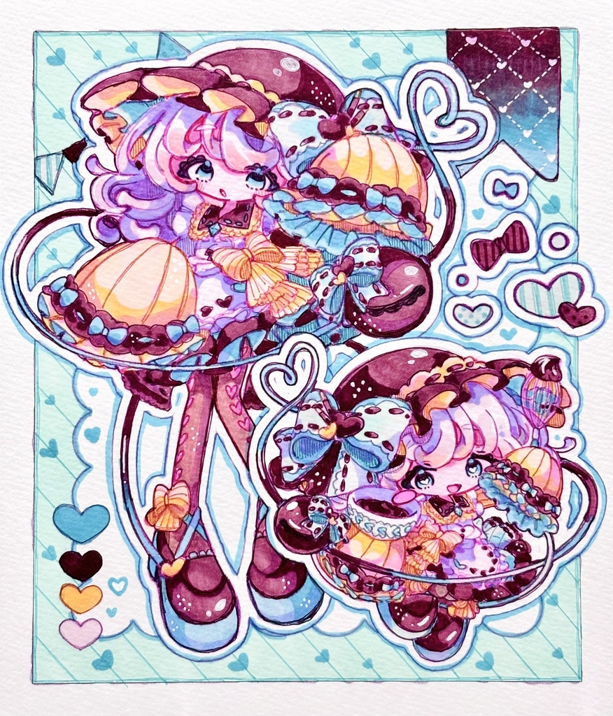 詰め込み リクエスト小色紙