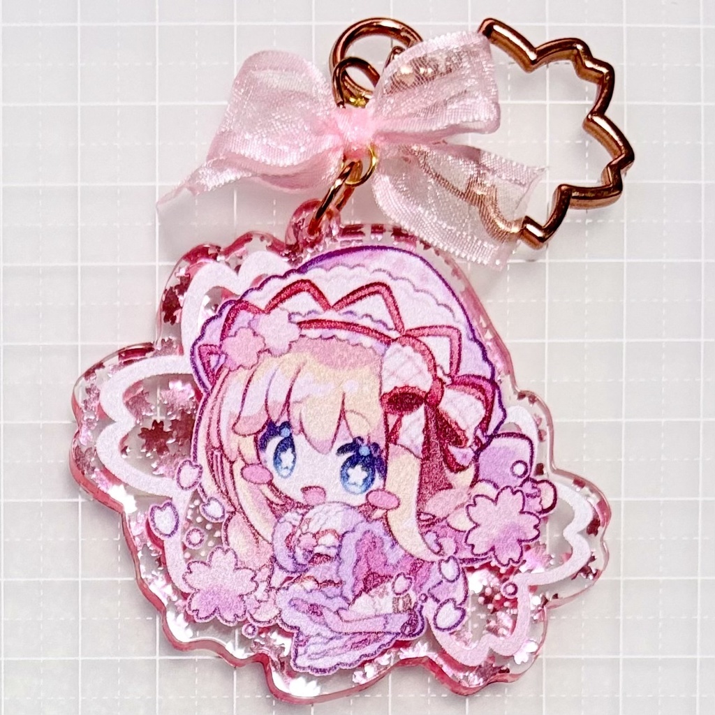 東方Project/【復刻版】春めく桜フレークアクキー(BOOTH先行頒布)