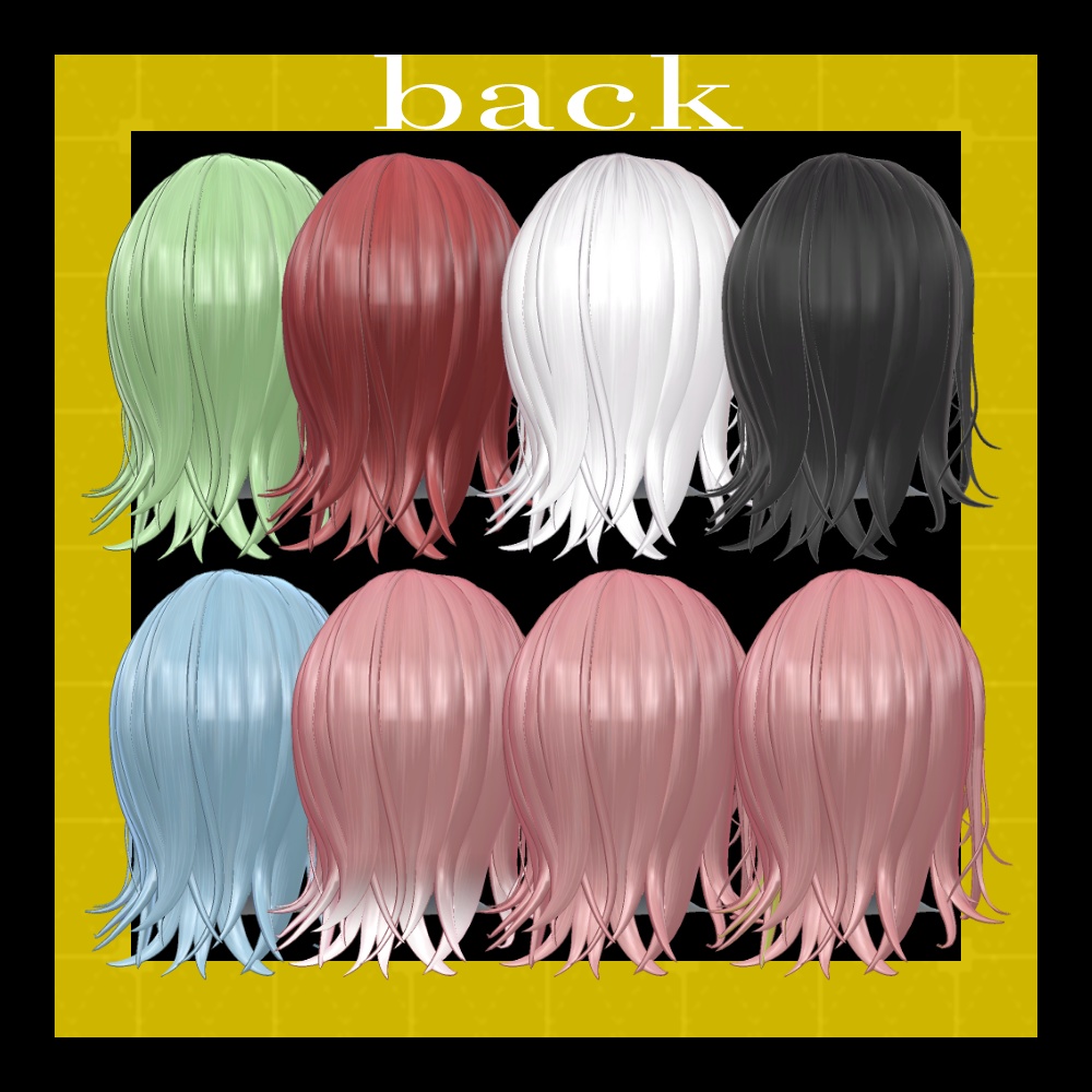 【1週間限定セール!】ピアスが映える耳掛けボブ✨ MS BOB Hair 【MA対応】複数アバター対応