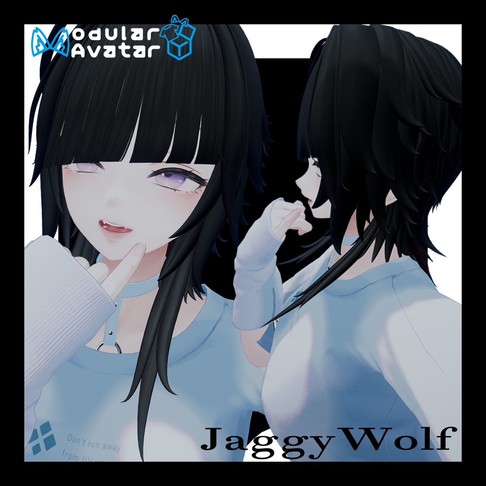 2/15まで発売Sale🎉【VRC想定】JaggyWolf【MA対応】複数アバター対応