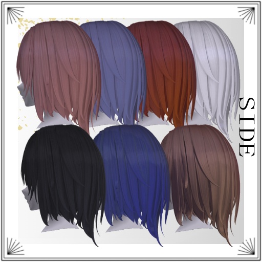 【発売セール🎉】【VRC想定MA対応】蒼霞ヘア - Souka Hair【複数アバター対応】