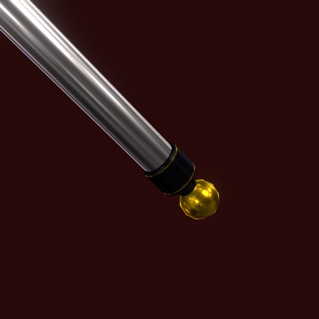 厄除の錫杖【3Dモデル】