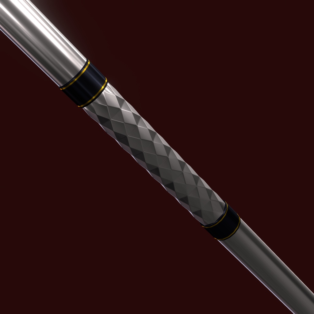 厄除の錫杖【3Dモデル】