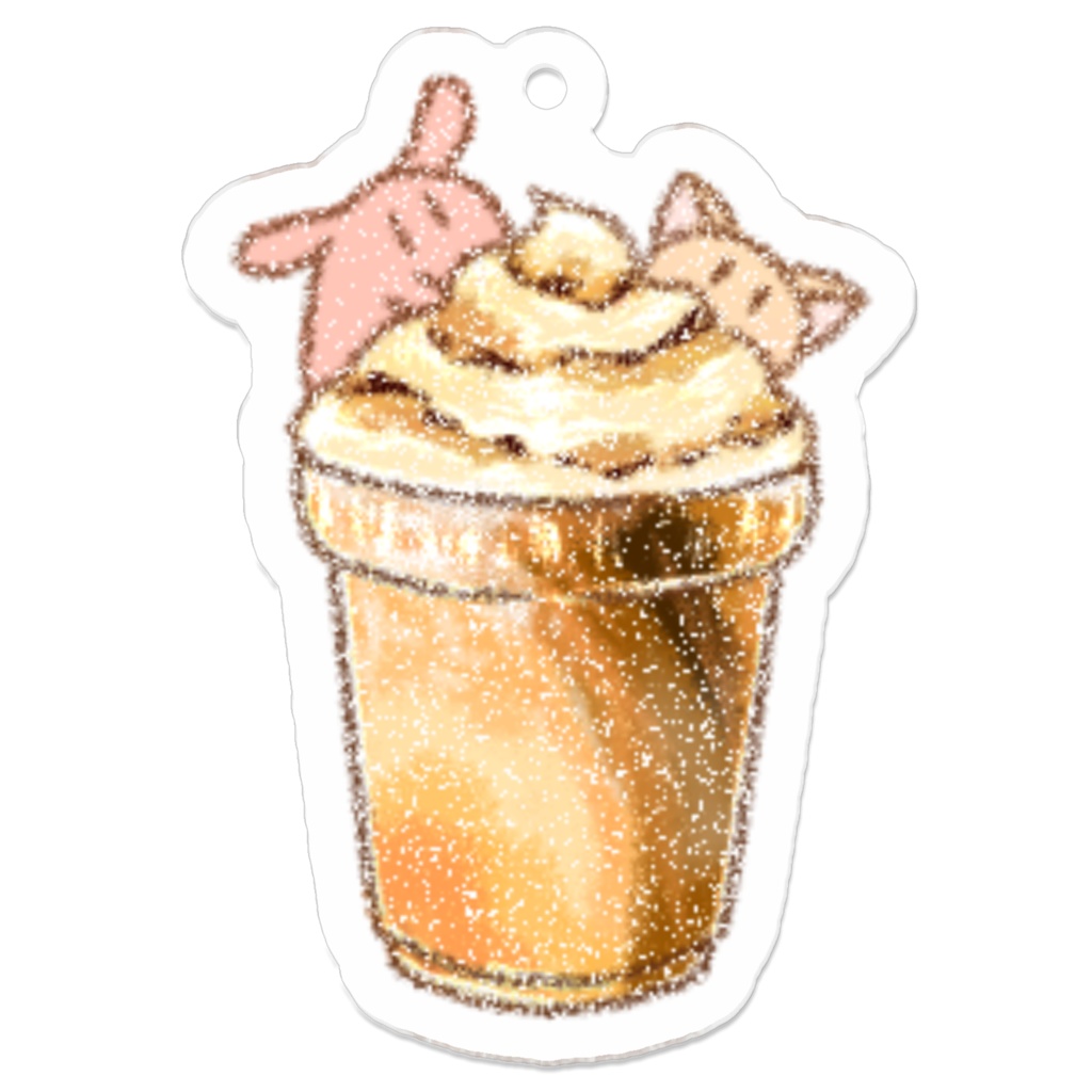 ちびもちとめんだこキーホルダー