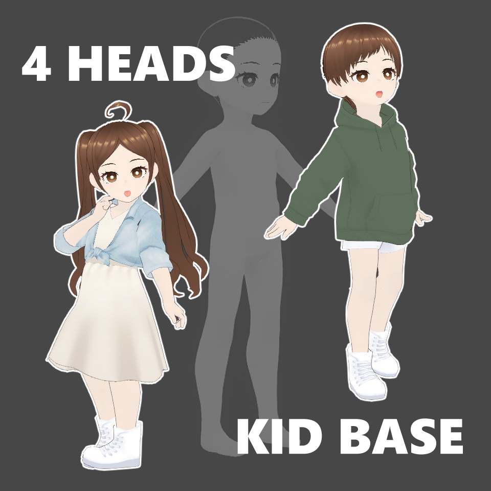 4 heads Kid Base