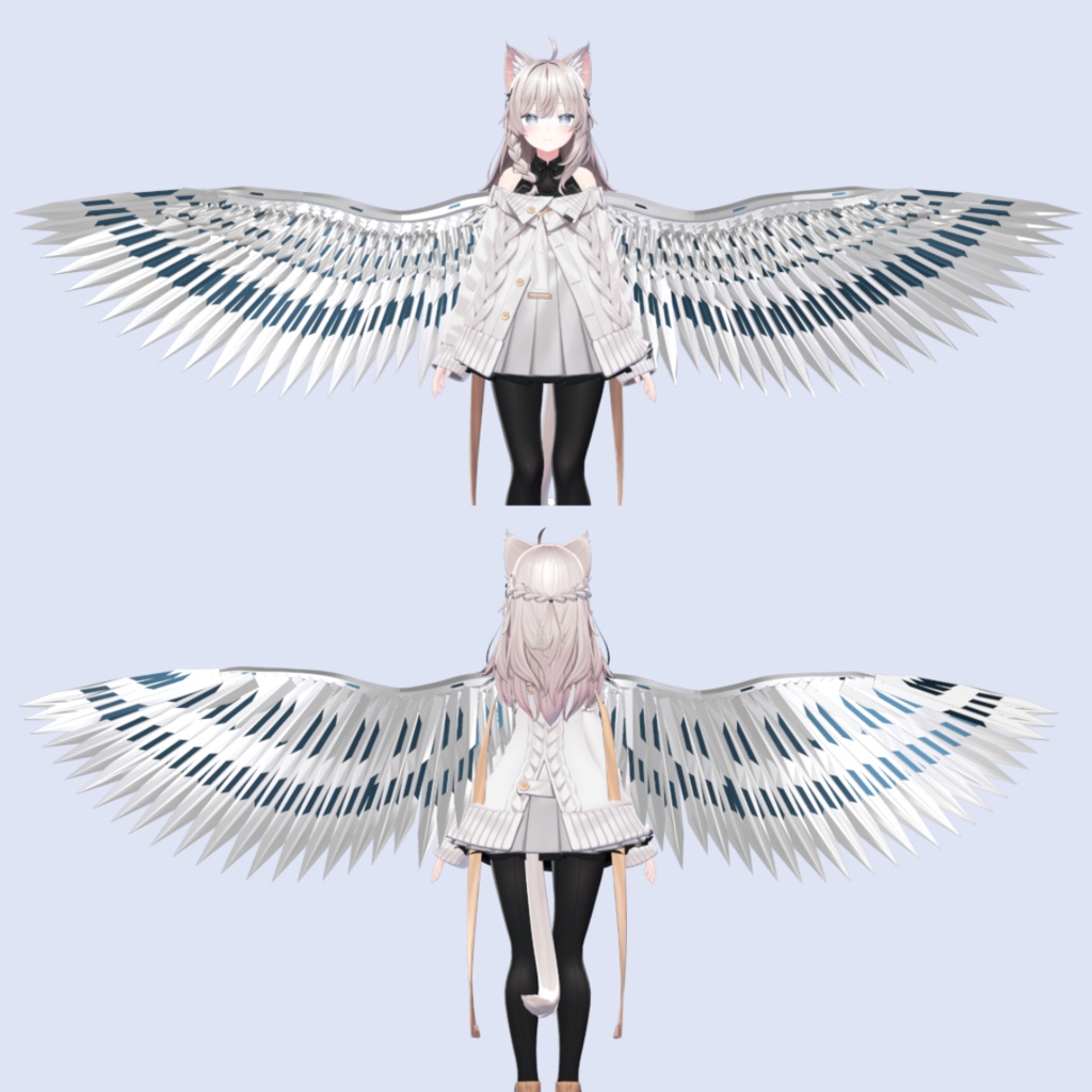 【VRChat】装甲翼ギミック / Armored Wings【MA対応】