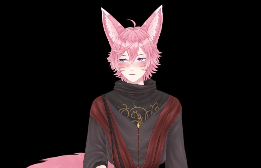 Male Kitsune live2d model