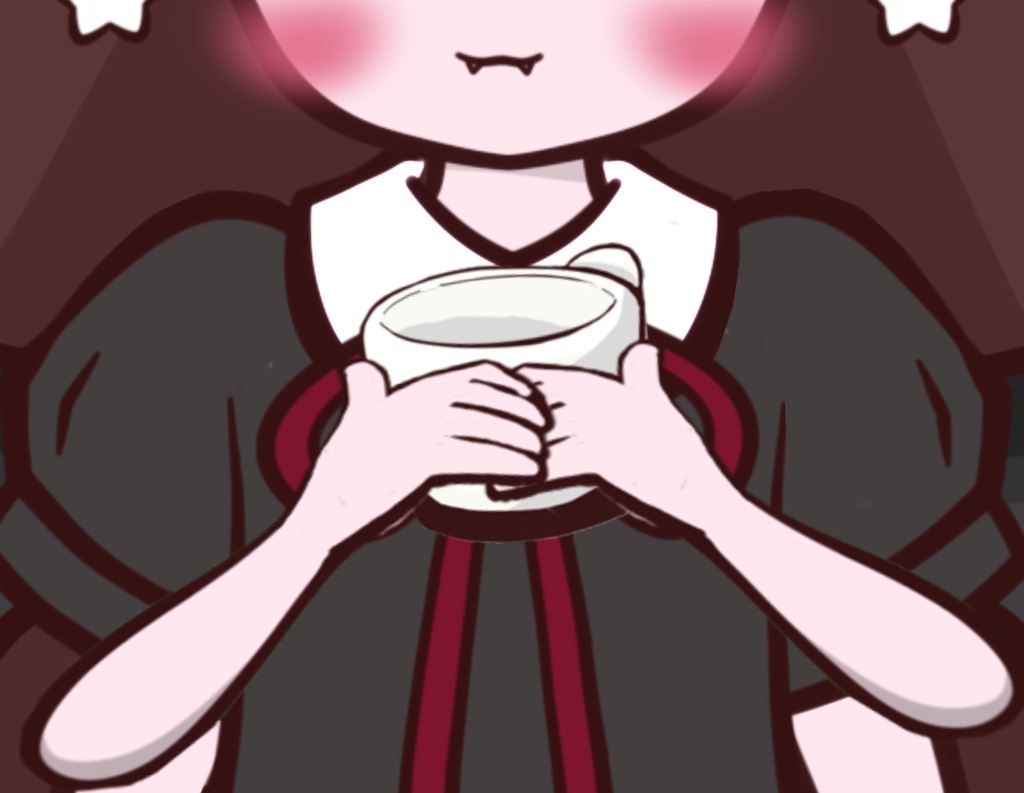 2D coffee Cup And red liquid inside + Controller