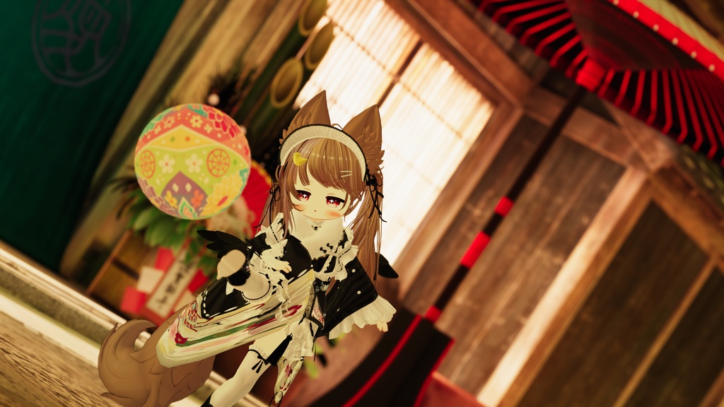 【無料】みんなで遊べる蹴鞠ギミック【全アバター対応】