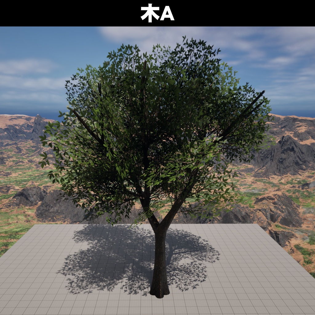 【無料配布】草木/植物_3DCGアセット(FBX/UE5)