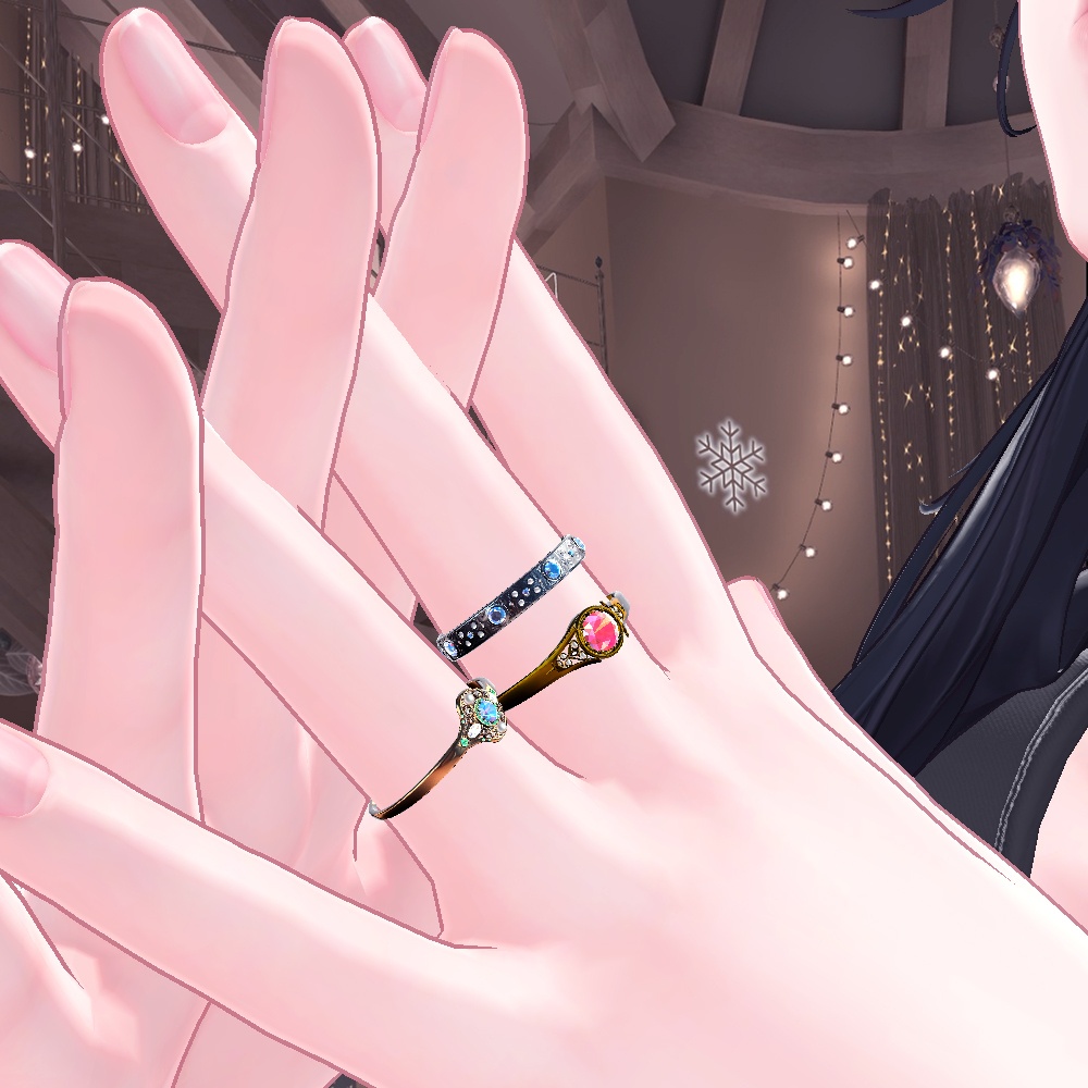 【Cavo's】Richelle(リシェル)指輪アクセサリー 3点セット