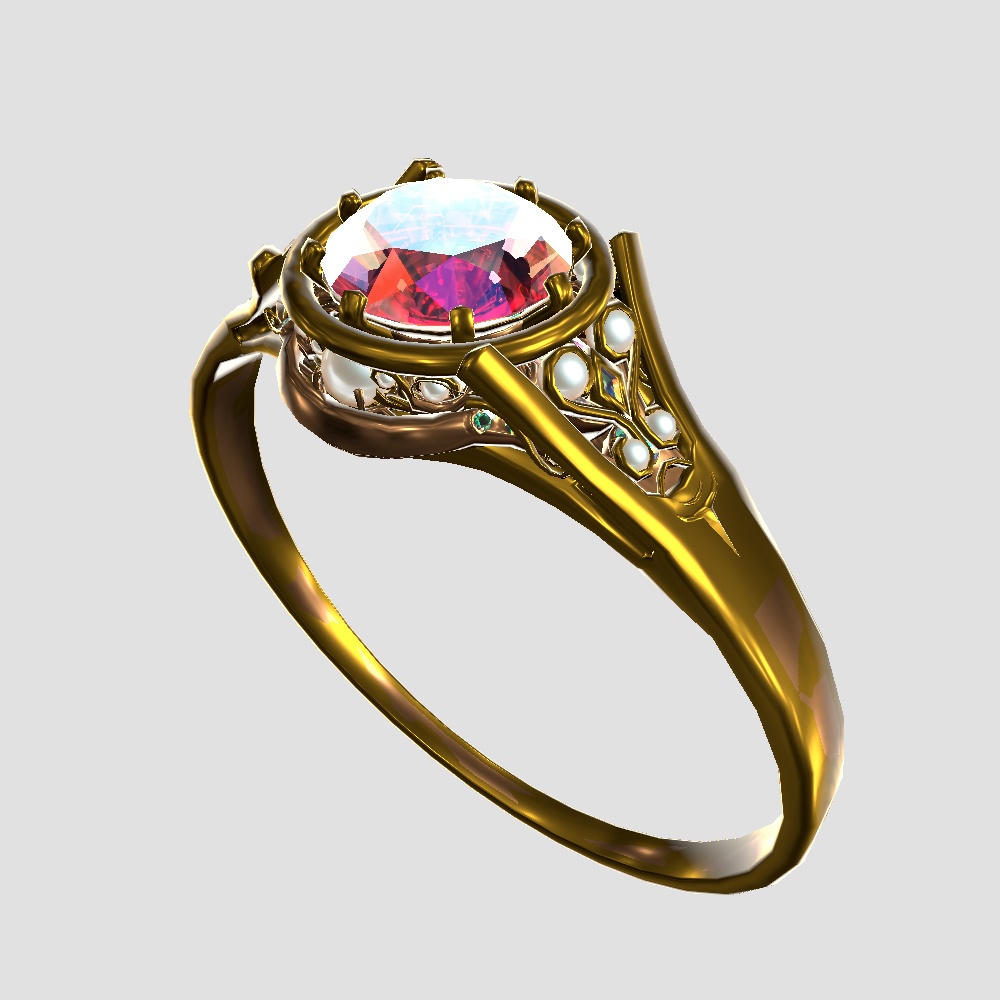 【Cavo's】リッチ 指輪アクセサリー 3点セット