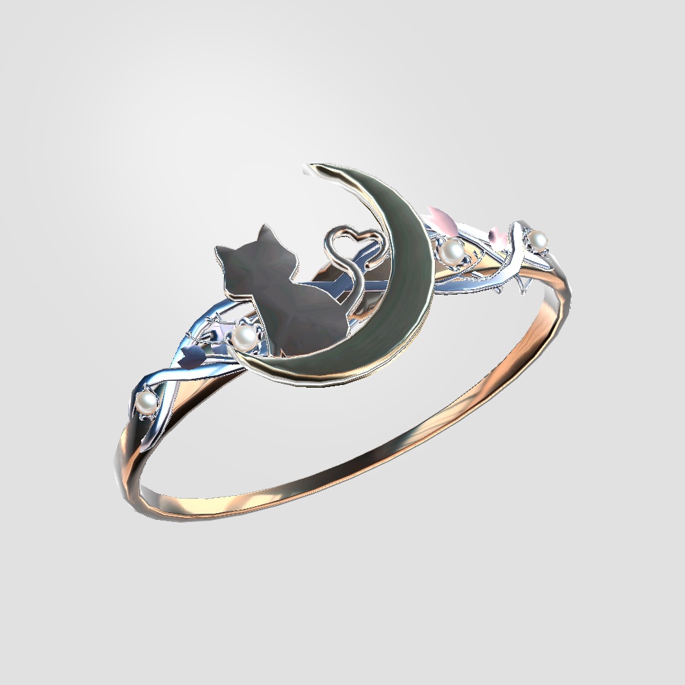 【Cavo's】ねこ 指輪アクセサリー 3点セット