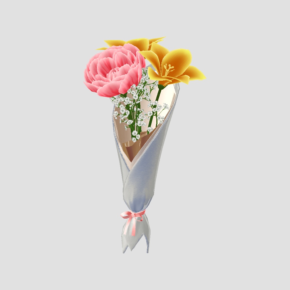 【Cavo's】ゆらゆら春の花束 (小&大&花瓶セット)