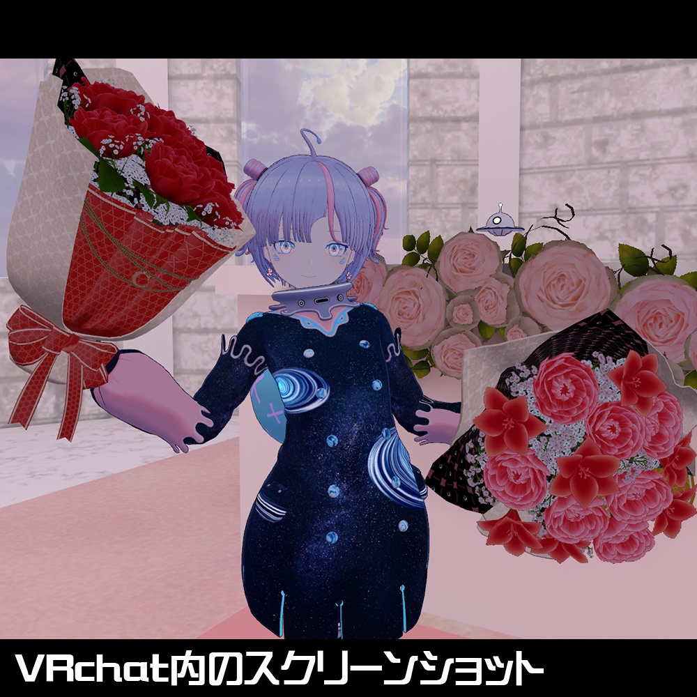 【Cavo's】ゆらゆら春の花束 (小&大&花瓶セット)