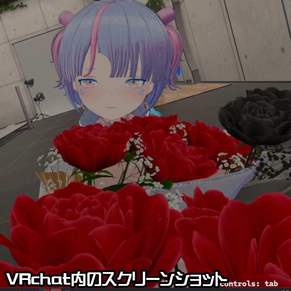 【Cavo's】ゆらゆら薔薇の花束 (小&大&花瓶セット)